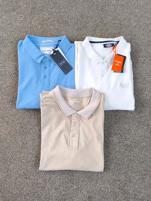 Jack Wills , Super Dry & Threadbare Men's Polo Shirts Bundle Uk Size XL With Defects