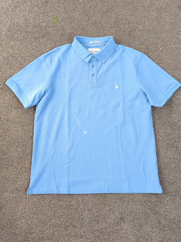 Jack Wills , Super Dry &amp; Threadbare Men's Polo Shirts Bundle Uk Size XL With Defects