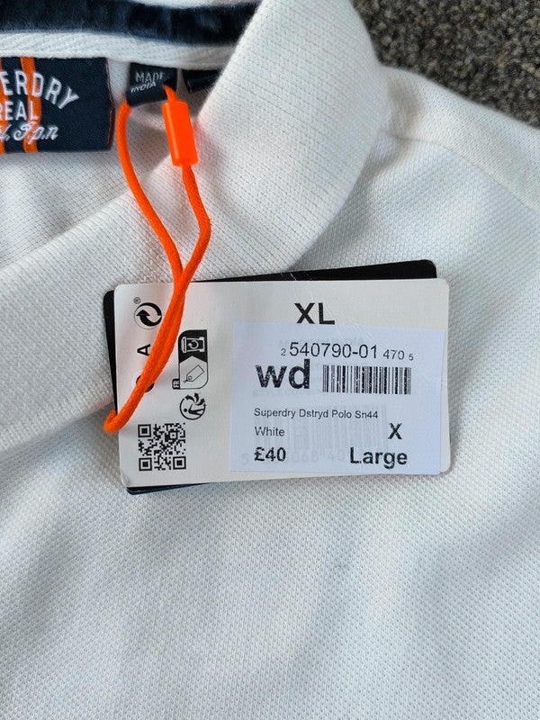 Jack Wills , Super Dry &amp; Threadbare Men's Polo Shirts Bundle Uk Size XL With Defects