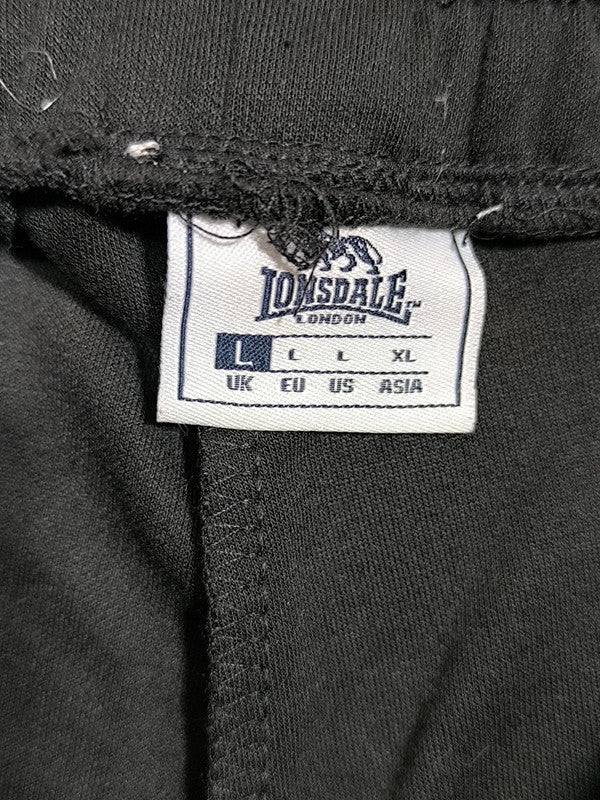 Lonsdale Men's Joggers Black Uk Size Large