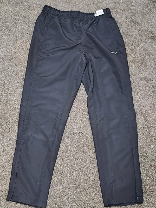 Slazenger Men's Open Hem Woven Tracksuit Bottoms Uk  Size Large