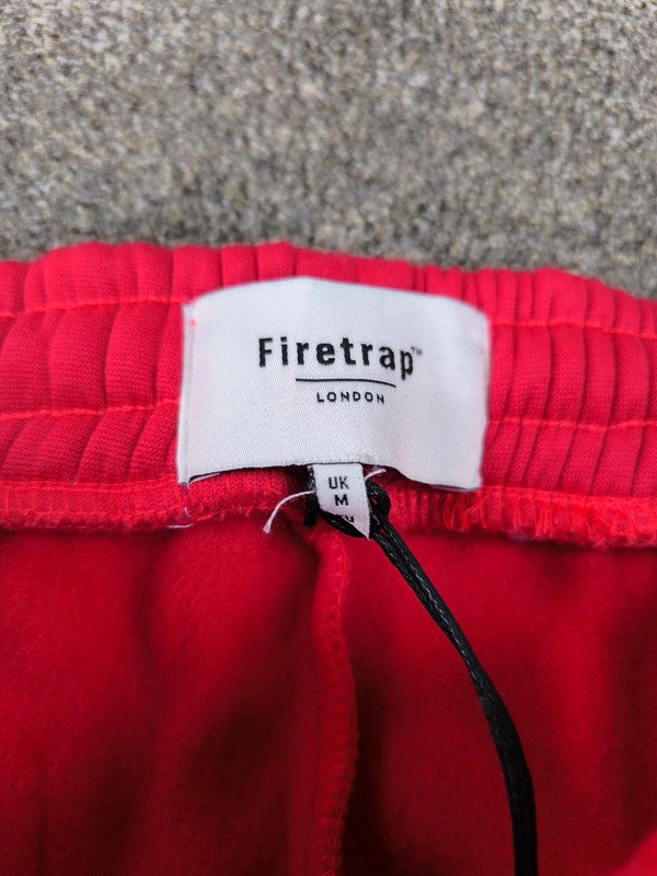 Firetrap Men's Fleece Joggers Uk Size Medium With Defects