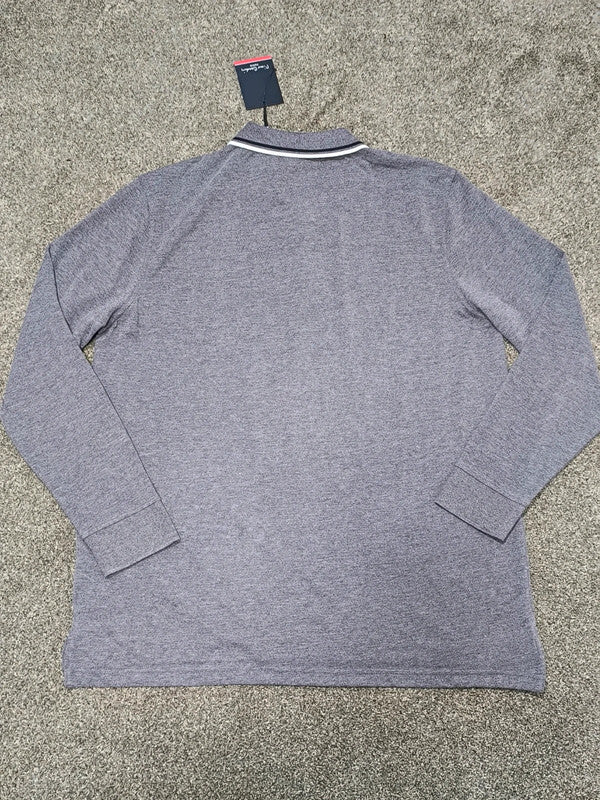 Pierre Cardin Men's Long Sleeve Polo Shirt Uk Size 2XL