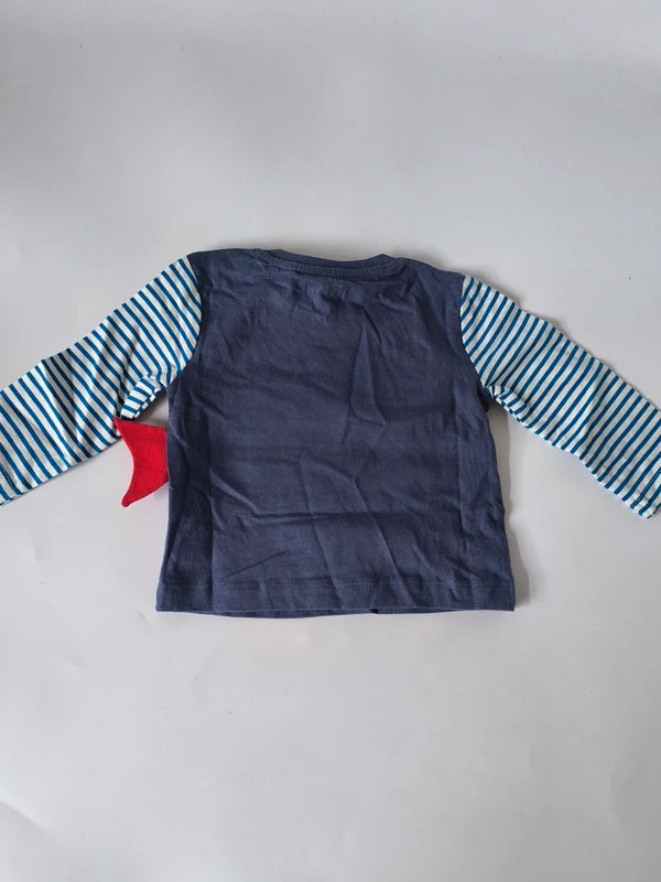 Lilly & Sid Unisex Top and Reversible Trouser Set Uk Size 3-6 Months