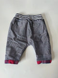 Lilly & Sid Unisex Top and Reversible Trouser Set Uk Size 3-6 Months