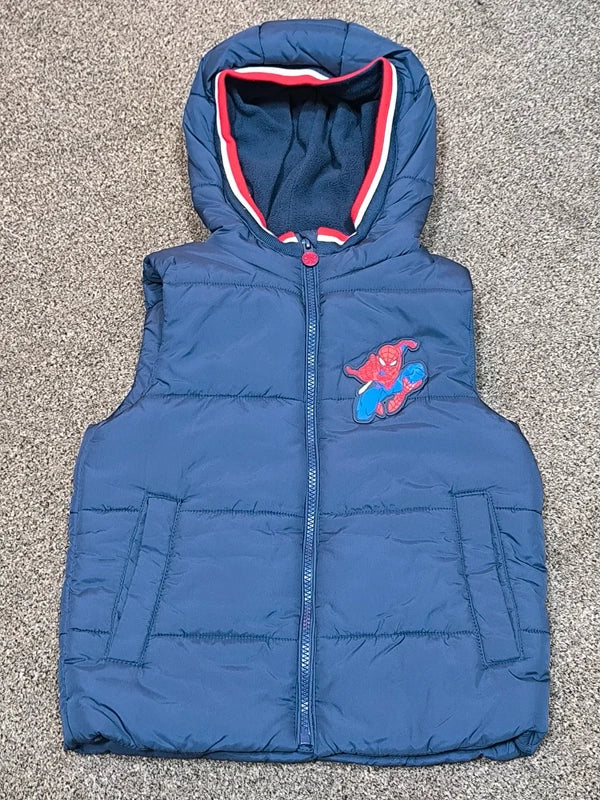 Marvel Boy's Gilet,Tops & Bottoms Bundle Uk Size 7-8 Years
