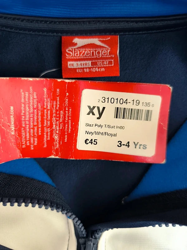 Slazenger Full-Zip Track Jackets Kids Uk Size 3-4 Years