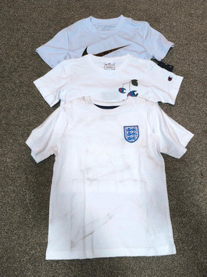 Nike Dri-Fit - Champion & England Football Boys T-Shirt Bundle Age 5-6 Years With Defects