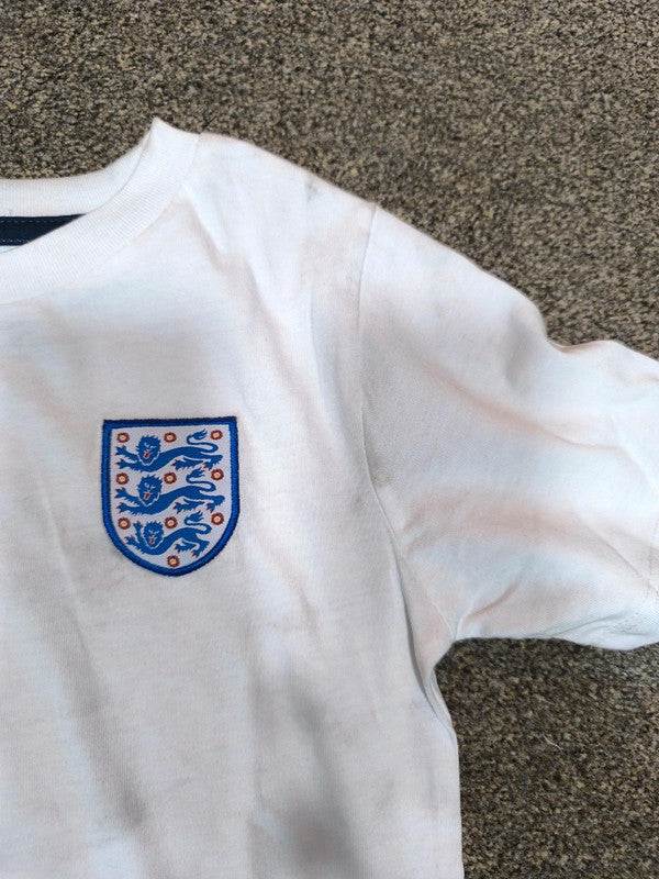 Nike Dri-Fit, Champion &amp;  England Football Boys T-Shirt Bundle Age 5-6 Years With Defects