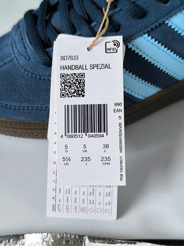 Adidas Handball Spezial Shoes Trainers UK Size 5 Read The Description