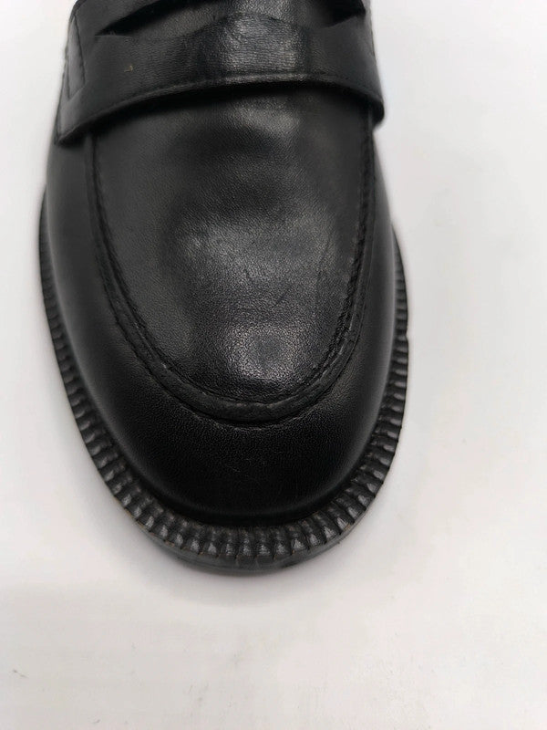 Linea Women's Black Leather Penny Loafers Uk Size 3 / EU 36 No Box With Defects