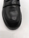 Linea Women's Black Leather Penny Loafers Uk Size 3 / EU 36 No Box With Defects
