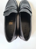Linea Women's Black Leather Penny Loafers Uk Size 3 / EU 36 No Box With Defects