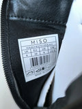 Miso Women's Black Scrunch Ankle Boots Uk Size 6 No Box With Slight Defects