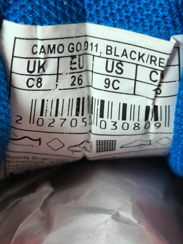 Slazenger Camo Go 2.0 Kids Light-Up  Trainers Uk Size 8c No Box