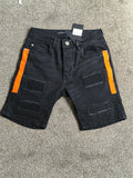 Brave Soul Black Ripped Denim Shorts UK Size Small W30
