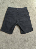 Brave Soul Black Ripped Denim Shorts UK Size Small W30