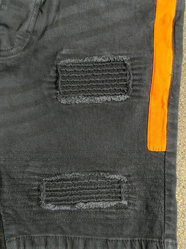 Brave Soul Black Ripped Denim Shorts UK Size Small W30
