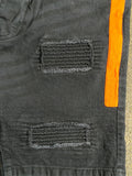 Brave Soul Black Ripped Denim Shorts UK Size Small W30