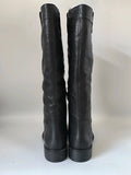 Geox Catria Black Leather Knee High Riding Boots UK 7.5 EU 41 No Box