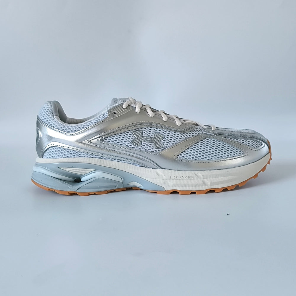 Under Armour HOVR Apparition Shoes Trainers Metallic Silver Grey  UK Size 10  Brand New NO BOX