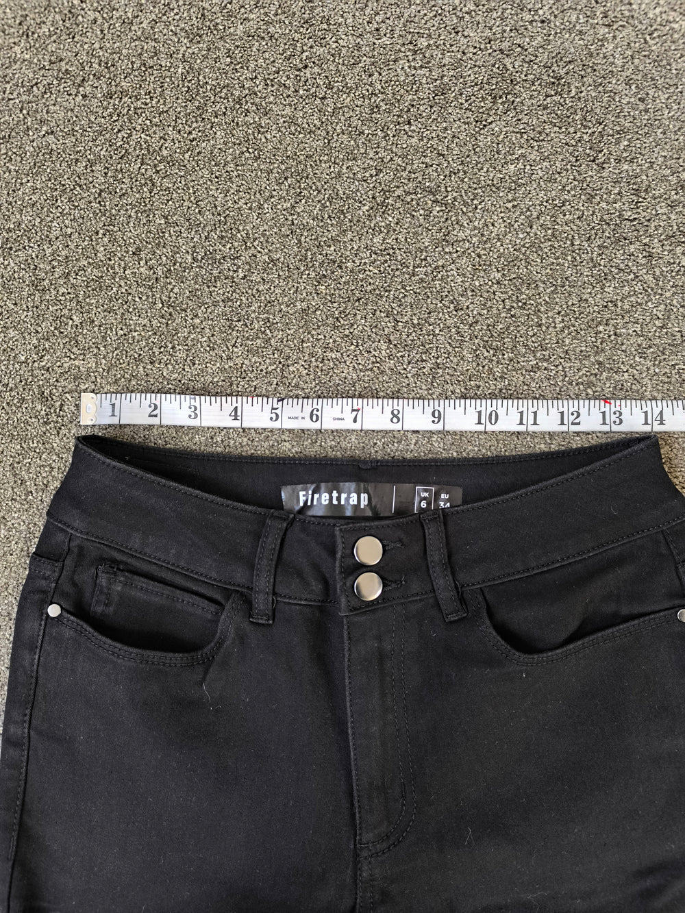 Firetrap Women's Black Bootcut Flare Jeans - Size UK 6 New