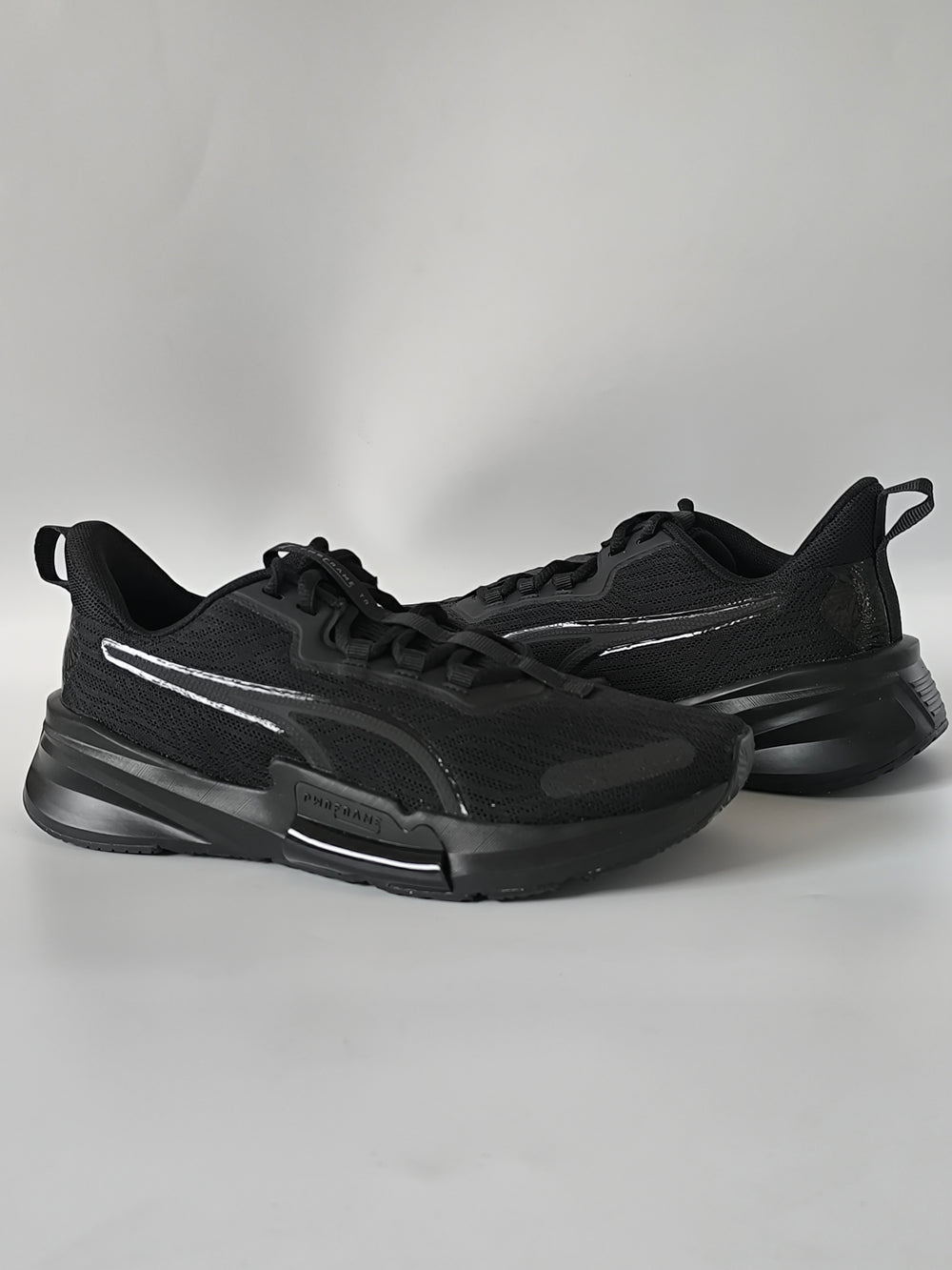 PUMA PWRFRAME TR Women's Shoes Trainers - All Black - UK Size 6 - New Without Box