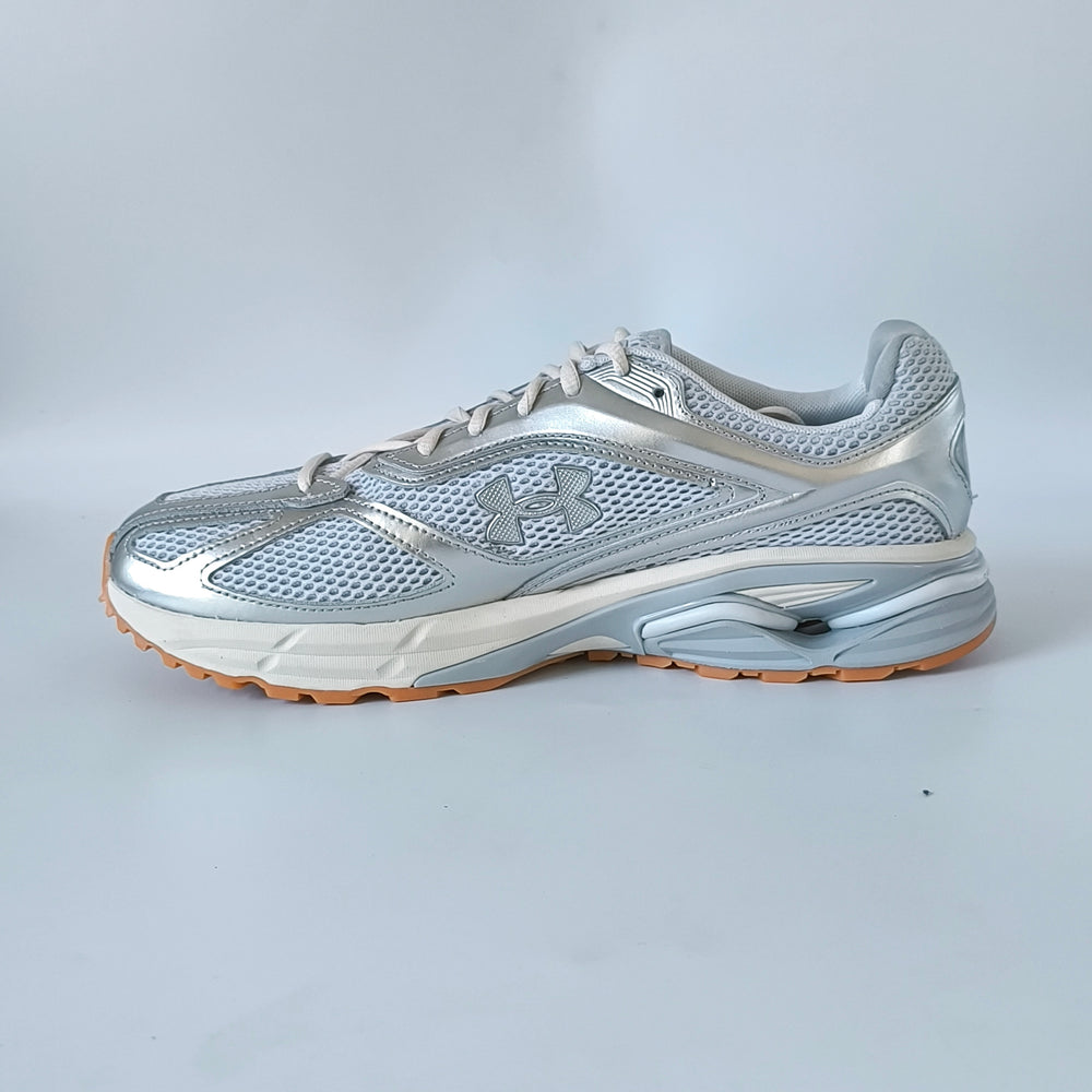 Under Armour HOVR Apparition Shoes Trainers Metallic Silver Grey  UK Size 10  Brand New NO BOX