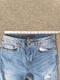 Brave Soul Distressed Skinny Jeans Blue Men's Size 32R New Without Tags