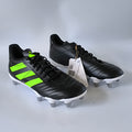 adidas Kakari SG Rugby Boots Black/Neon Green Men's UK 10 Brand New No Box