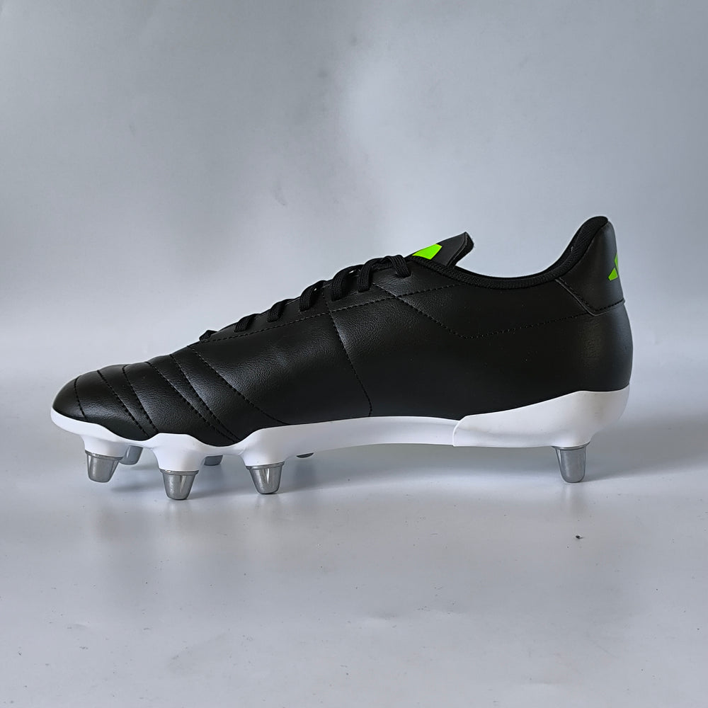 adidas Kakari SG Rugby Boots Black/Neon Green Men's UK 10 Brand New No Box