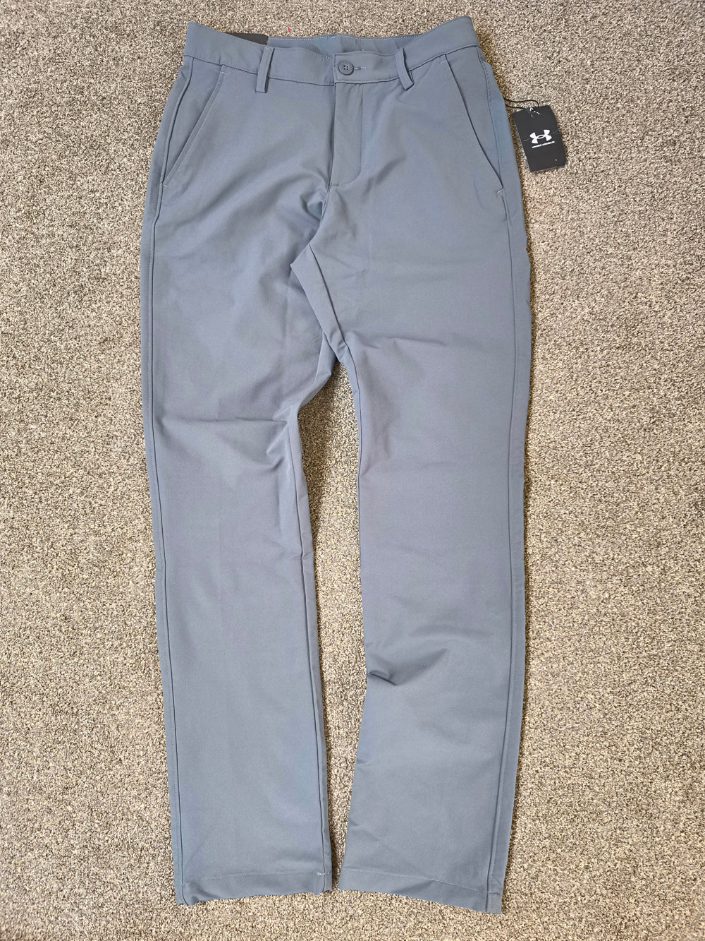 Under Armour Men's Straight Fit Golf Pants - Gray (Size 30/34)