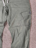 Threadbare Men’s Linen Blend Cargo Trousers – Khaki Green W32 Brand New With Minor Defect