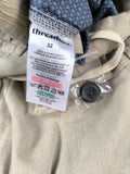 Threadbare Men's Linen Blend Cargo Trousers Beige Straight Fit  W32 BNWT