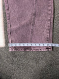 I Saw It First Purple Acid Wash Wide Leg Womens Balloon Jeans - UK 16 New Without Tags