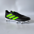 adidas Kakari SG Rugby Boots Black/Neon Green Men's UK 10 Brand New No Box