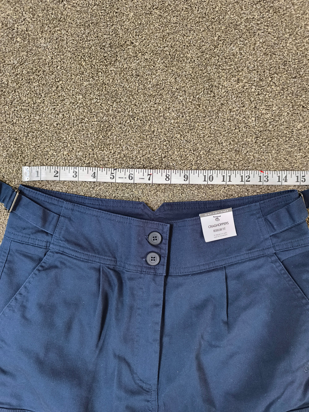 Craghoppers Navy Blue Cargo Pants Regular Fit - Women’s UK 12 Brand new Never Worn