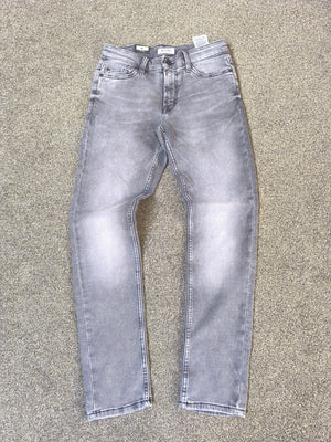 Only & Sons Men's Slim Fit Gray Jeans W28 L30 Slim - Loom