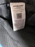 Jack & Jones Wide Leg Pleated Trousers Black W30 x L32 BNWT (Minor Defect)