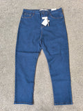 Brave Soul London 'Pam' Stretch Womens Skinny Jeans Mid Blue Size 24 (5XL) BNWT