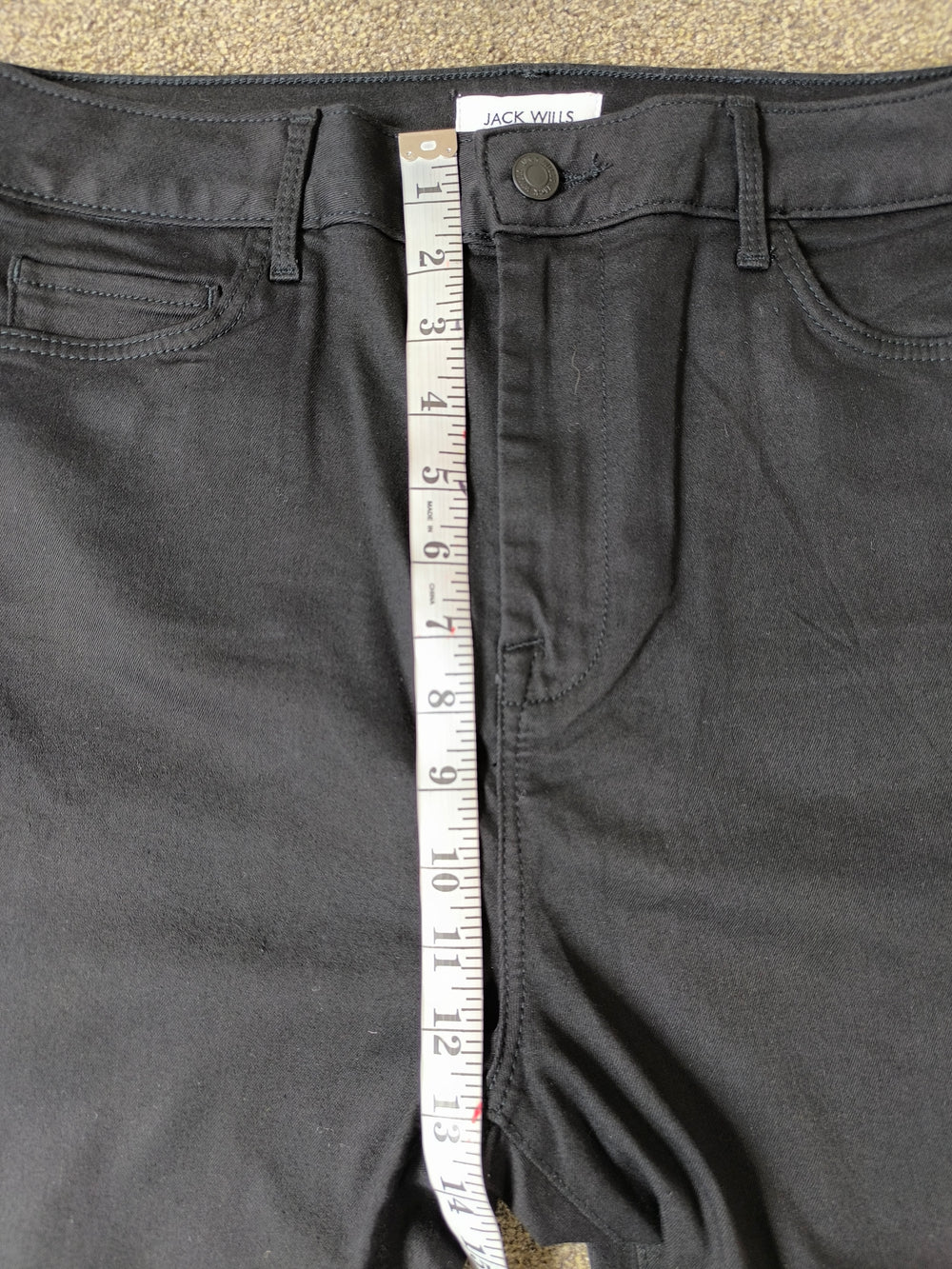 Jack Wills 'Toni' Women's Black High Rise Skinny Jeans - 34W 32L (UK 16) Brand new without Tags