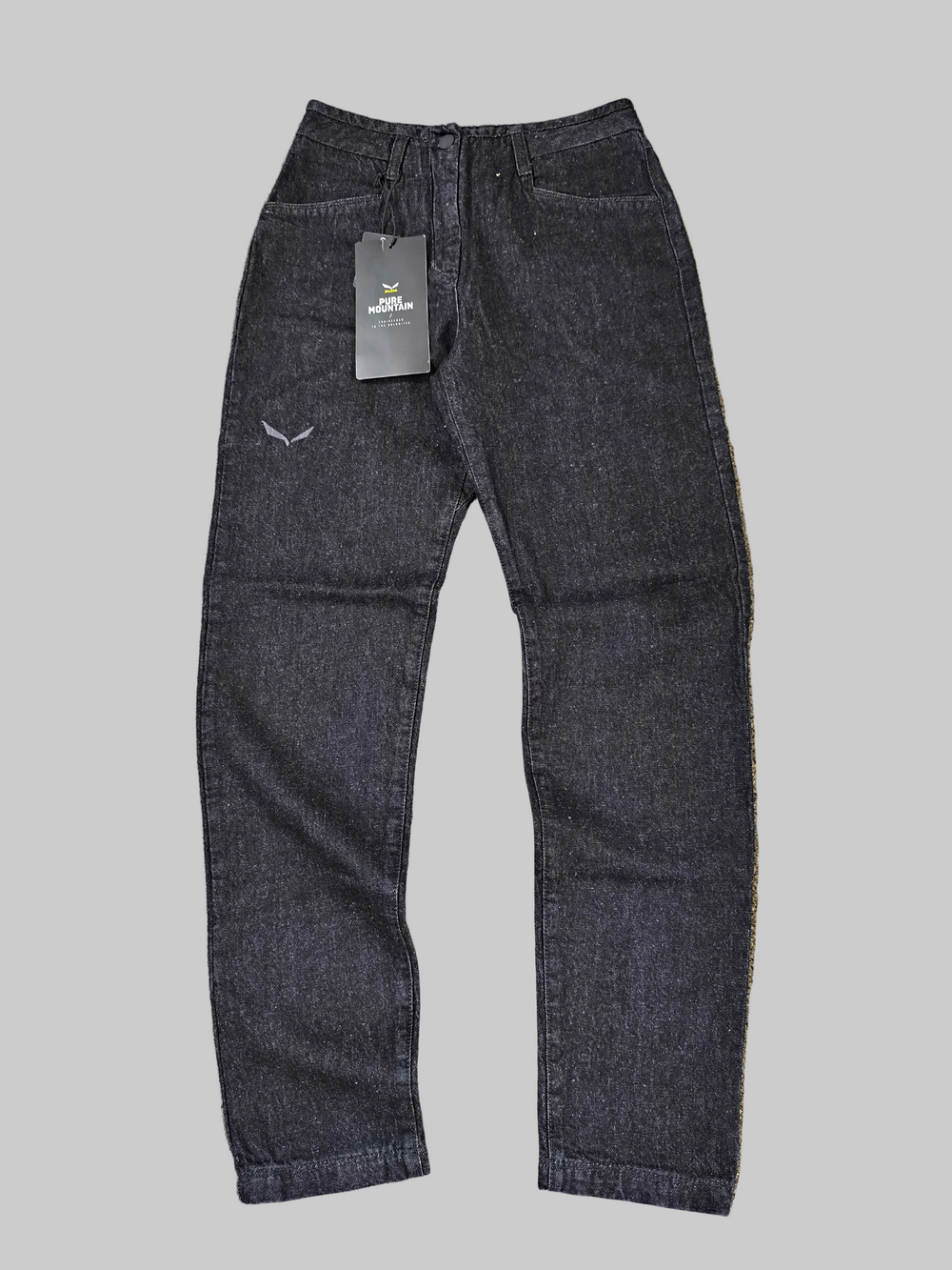 Salewa Fanes Alpine Hemp Denim Pants Black Out - Women’s Size UK 8 (XS) - BNWT