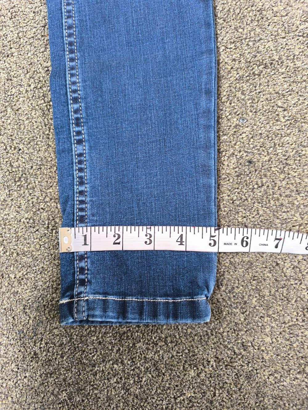 Hardcore Denim Women's High-Waisted Regular Fit Skinny Jeans Blue Size W28 L32 BNWT