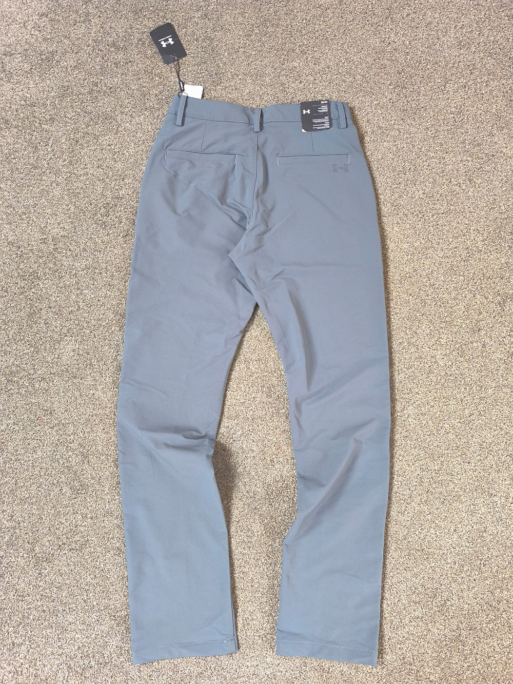 Under Armour Men's Straight Fit Golf Pants - Gray (Size 30/34)