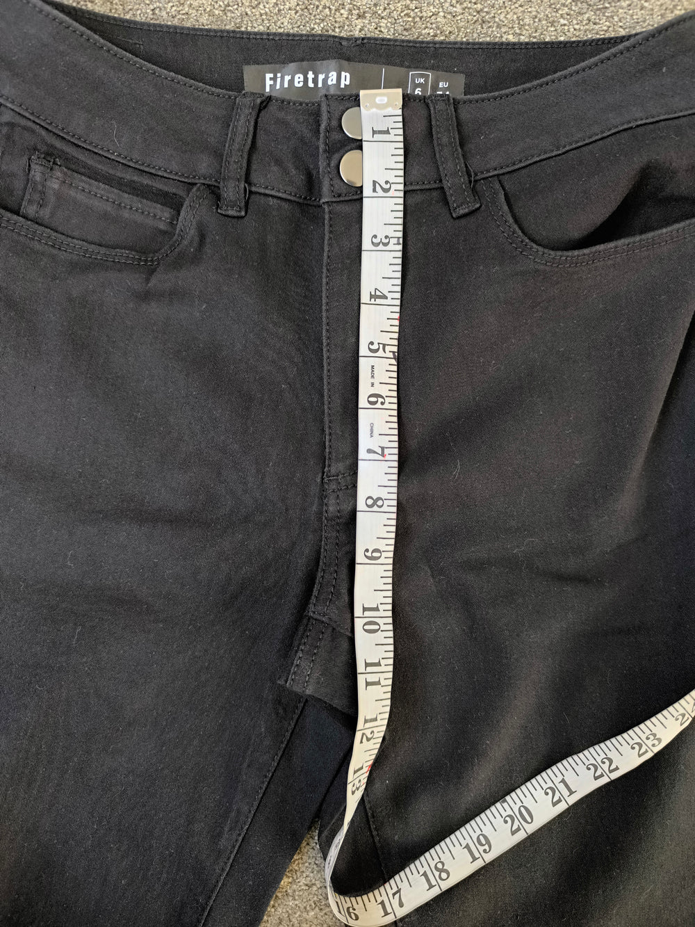 Firetrap Women's Black Bootcut Flare Jeans - Size UK 6 New