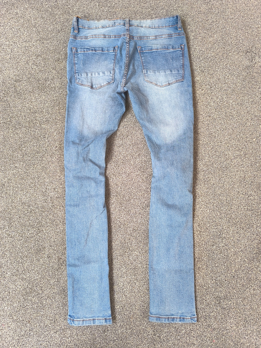 Brave Soul Distressed Skinny Jeans Blue Men's Size 32R New Without Tags