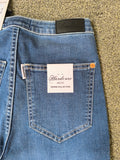 Hardcore Denim Women's High-Waisted Regular Fit Skinny Jeans Blue Size W28 L32 BNWT