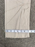 Threadbare Men's Linen Blend Cargo Trousers Beige Straight Fit  W32 BNWT