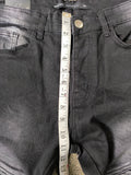 Brave Soul Men's Black Distressed Biker Jeans Skinny Fit 32R Brand New with Tag