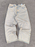 Jack & Jones Men's Extra Baggy 'Ron' Jeans Light Wash Blue W36 L34 Brand New